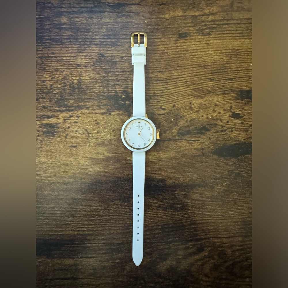 Kate Spade White Silicone Watch